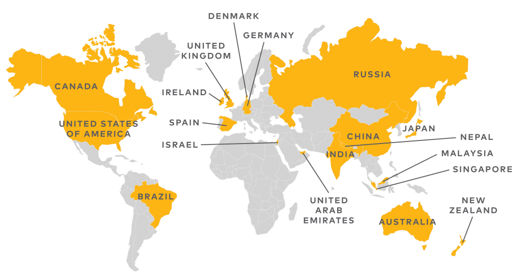 Verisk world map