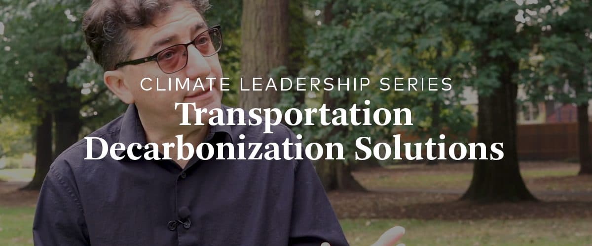Transportation Decarbonization Solutions