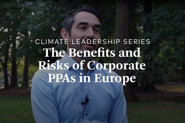 Benefits and Risks of Corporate PPAs in Europe
