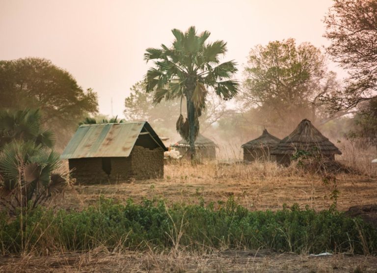 village in South Sudan