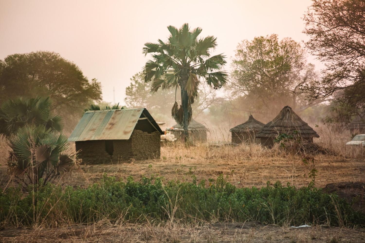village in South Sudan