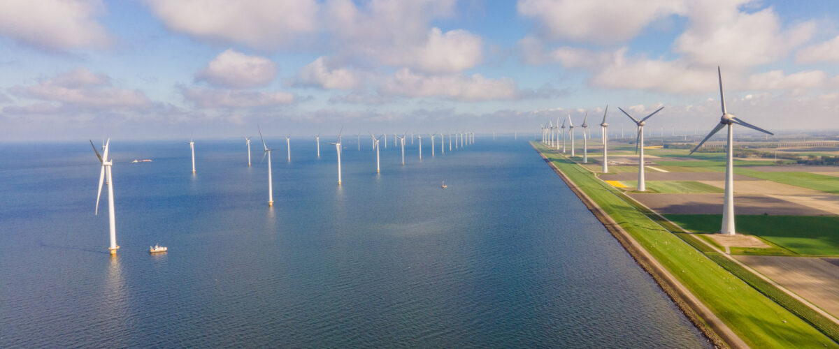 A wind renewable energy project in the Netherlands that produces Guarantees of Origin (GOs).