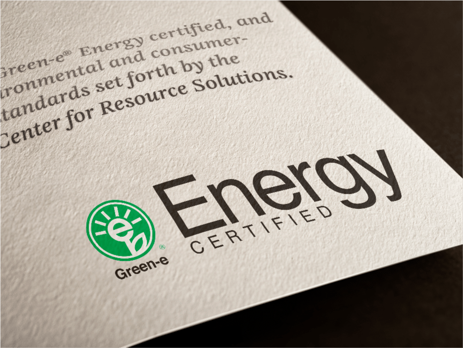 Energy certified logo