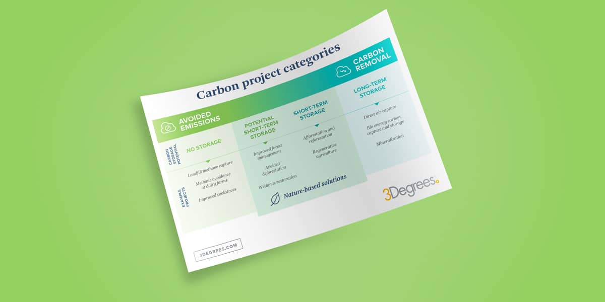 carbon project types infographic