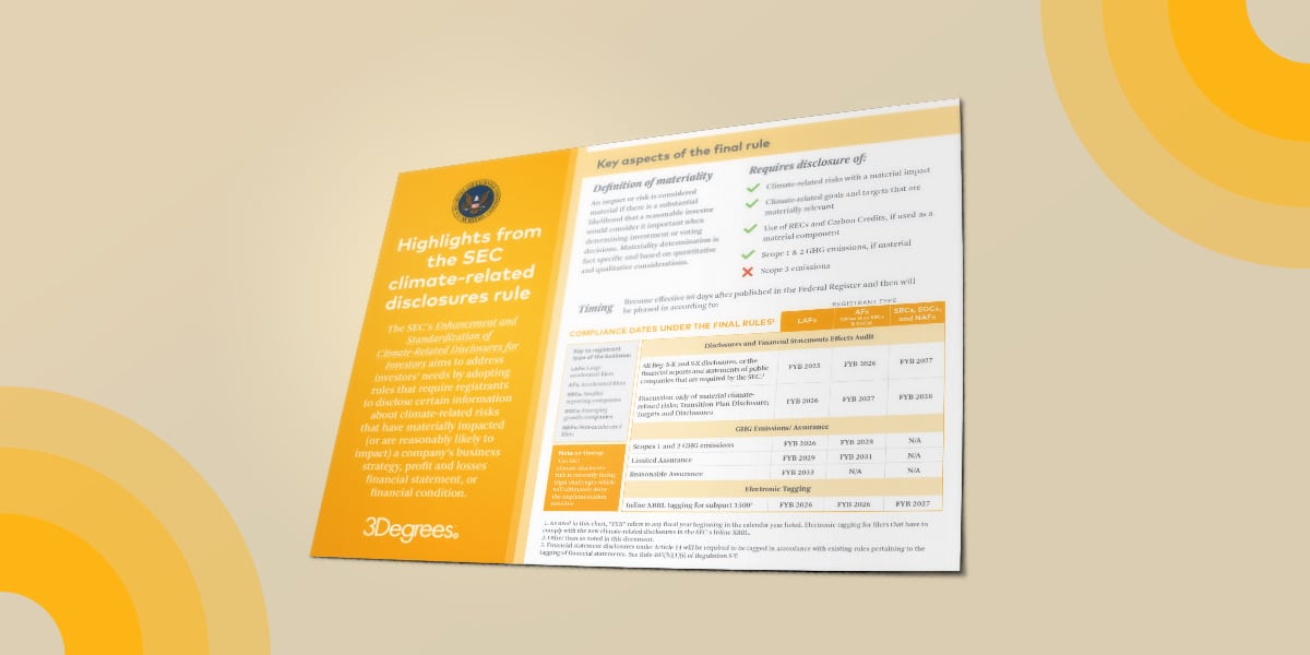 SEC climate-related financial disclosure rule header image