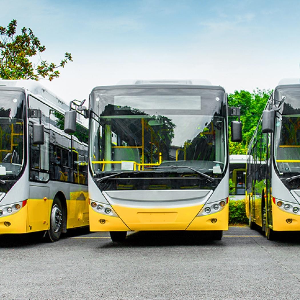 Image of clean energy busses