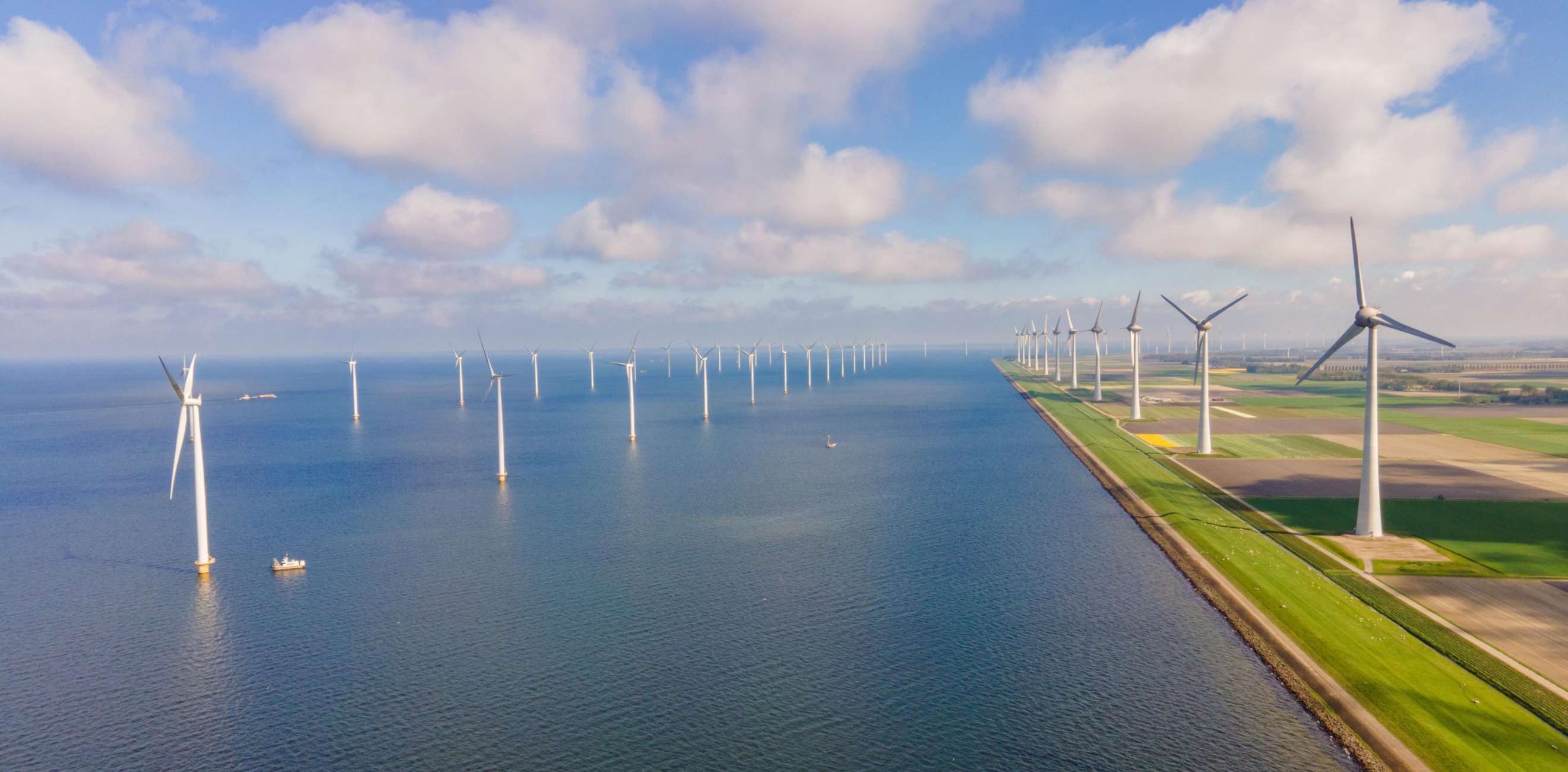 A wind renewable energy project in the Netherlands that produces Guarantees of Origin (GOs).