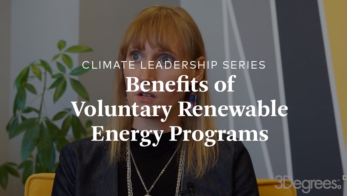 Amanda Mortlock talks about green power programs