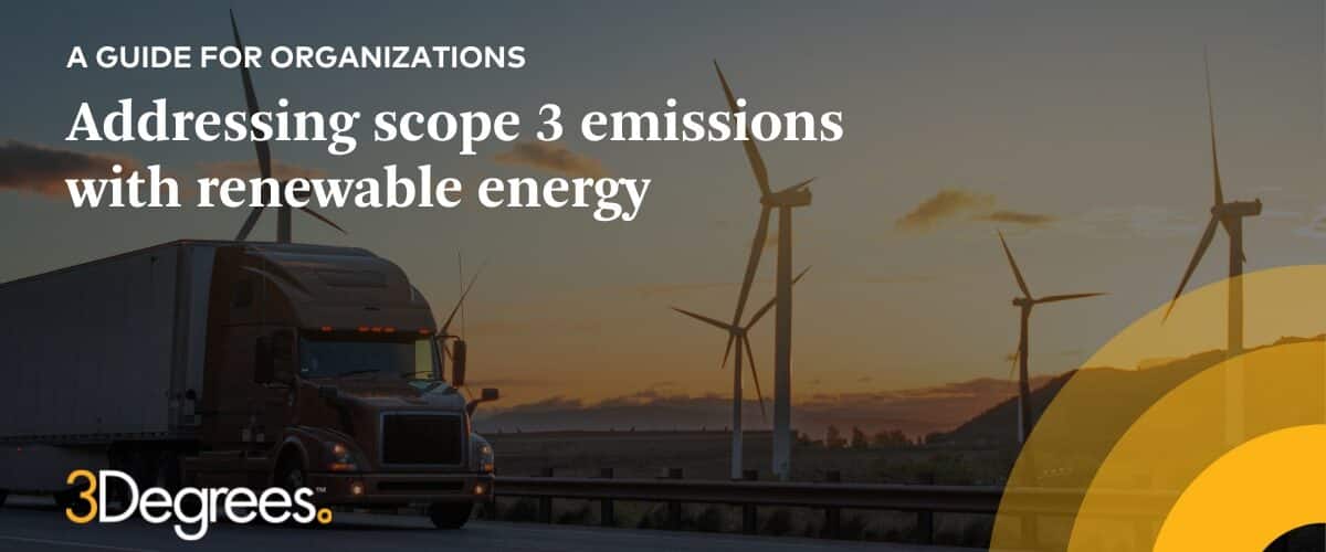 Scope 3 and renewable energy position papger