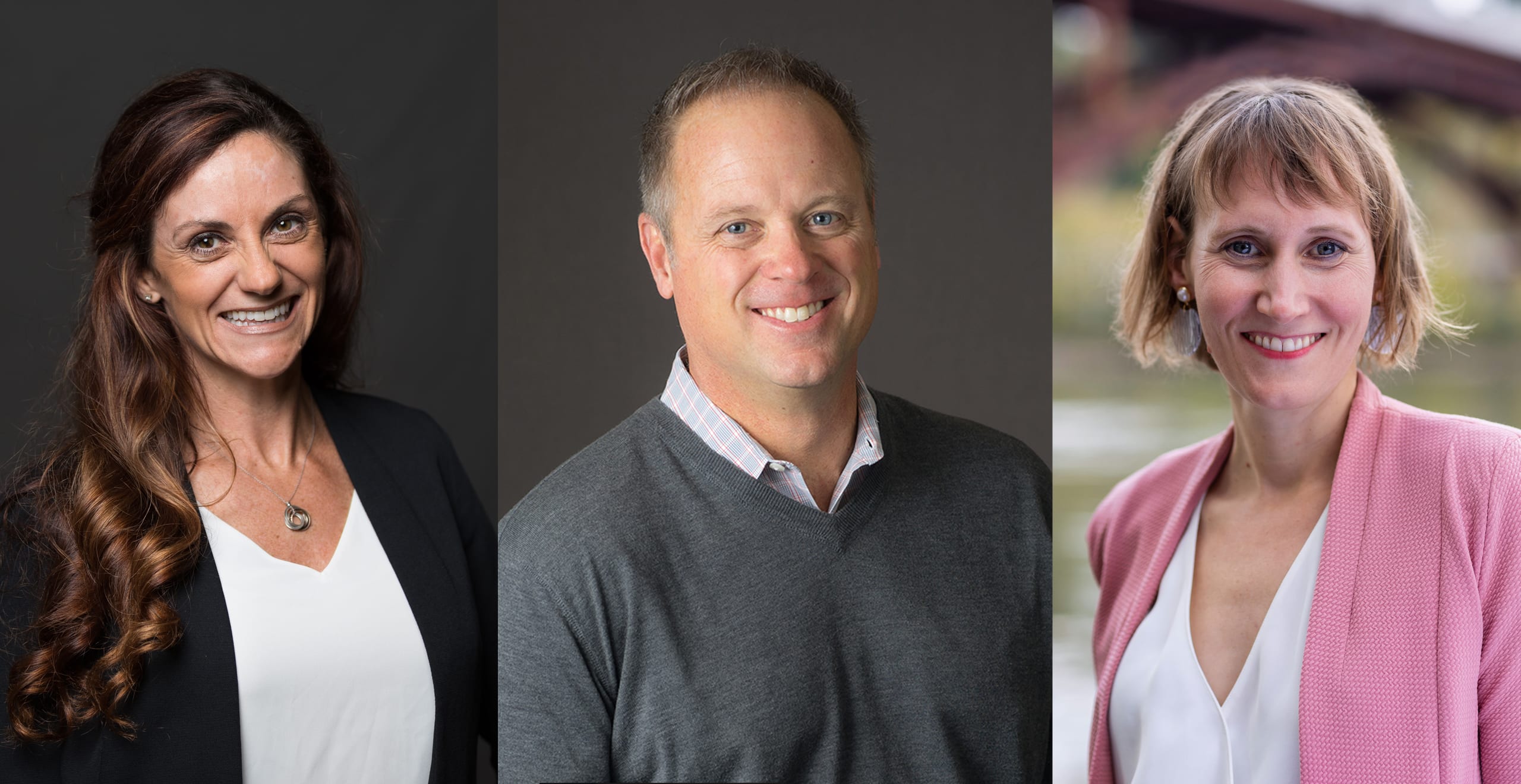 Suzanne Kling, Scott Martin, and Amanda Mortlock leadership promotion
