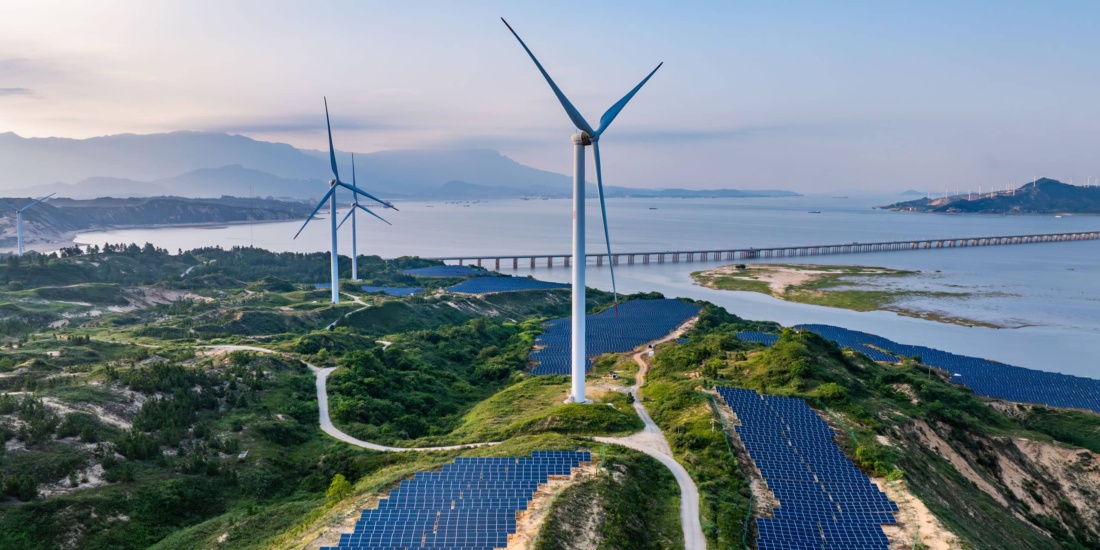Wind and solar power to address scope 2 emissions