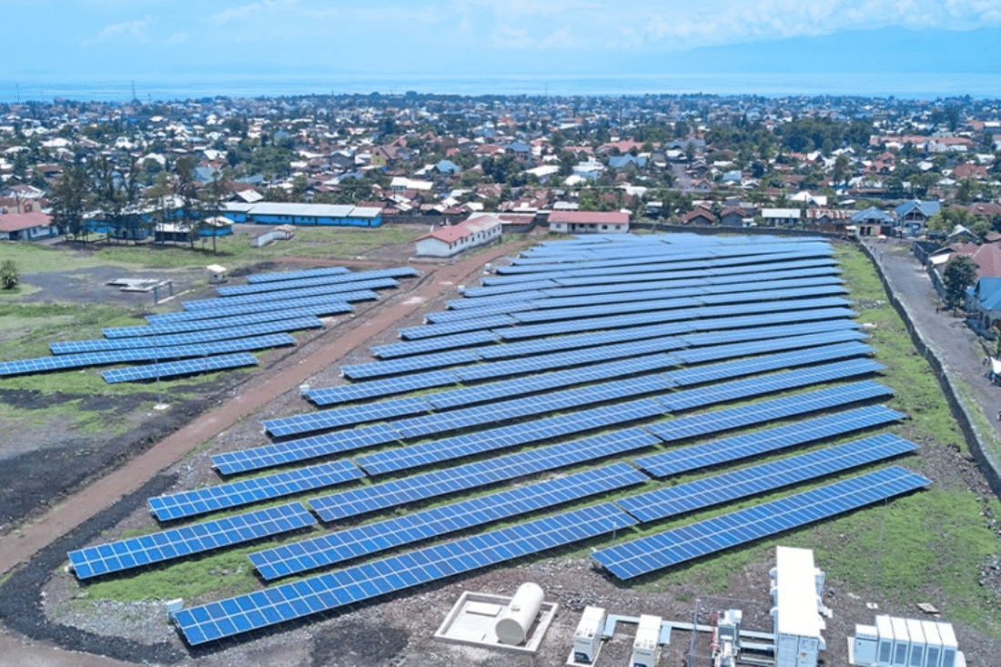 Microsoft Peace Renewable Energy Credit (P-REC) project in the DRC.