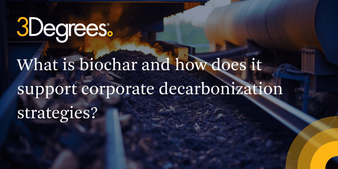 The biochar manufacturing process