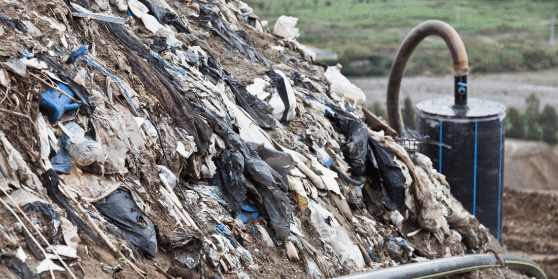 Superpollutants at a landfill